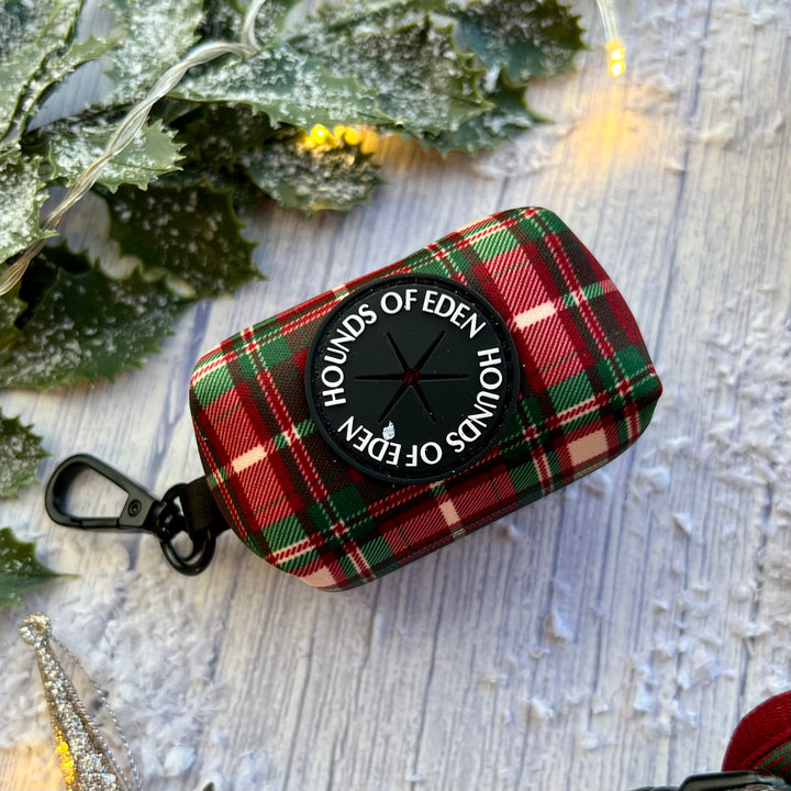 Tartan Me Up - Arnés para perros con diseño de tartán rojo y crema