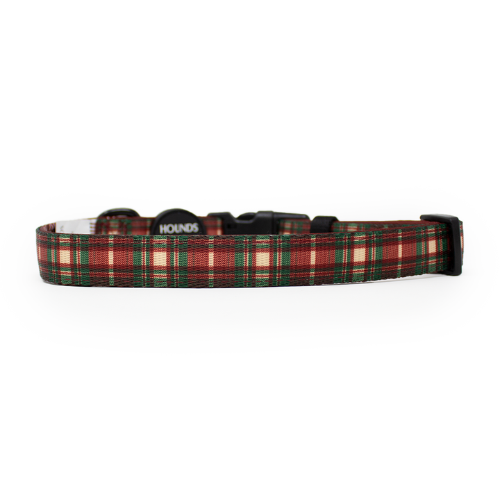 Tartan Me Up - Arnés para perros con diseño de tartán rojo y crema
