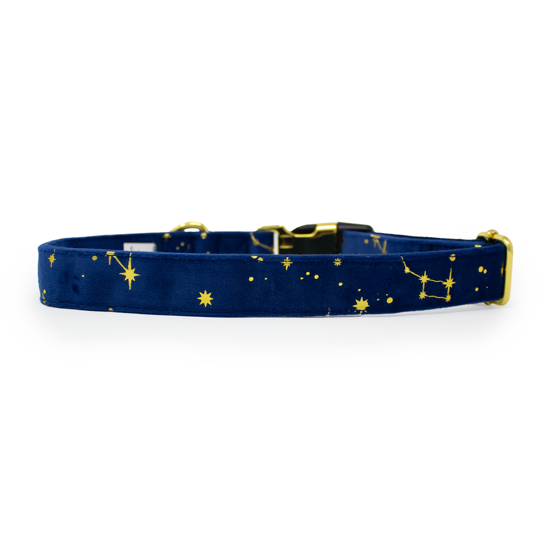Sapphire Stars Velvet Collar