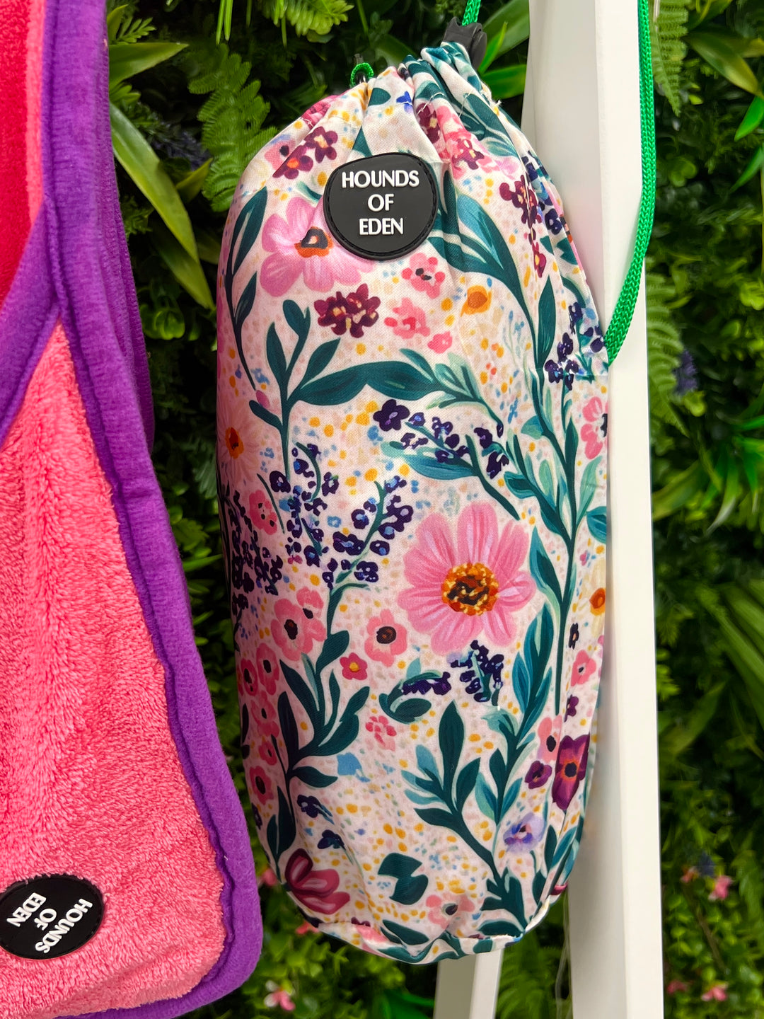 Patchy’s Plum Petals Dog Towel