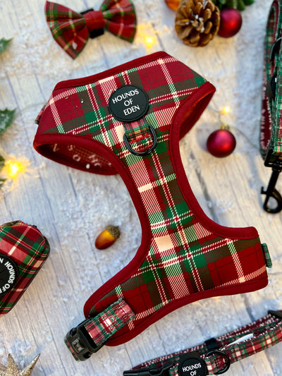 Tartan Me Up - Red & Cream Tartan Dog Snood
