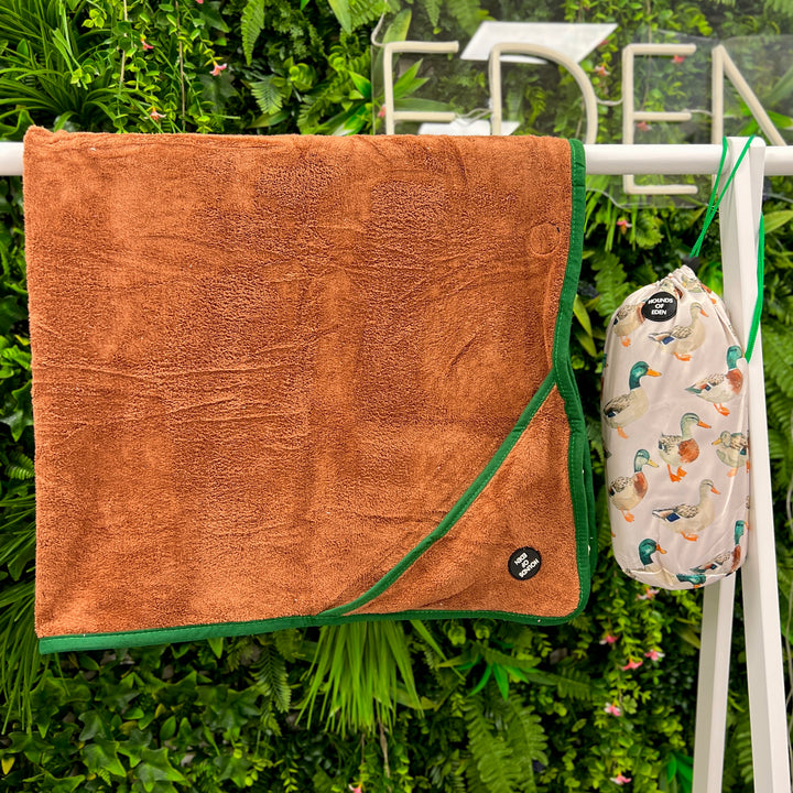 Puddle Ducks Dog Towel