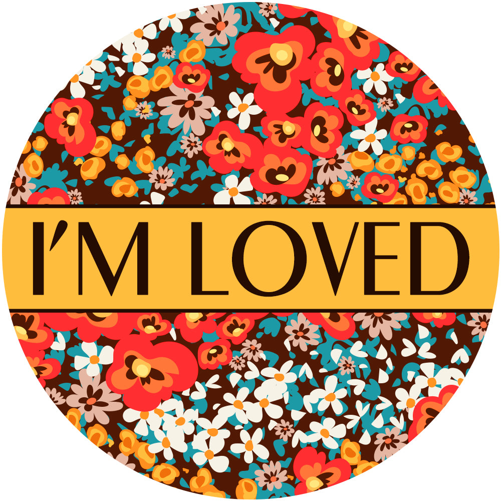 Retro Bloom Pet Tag