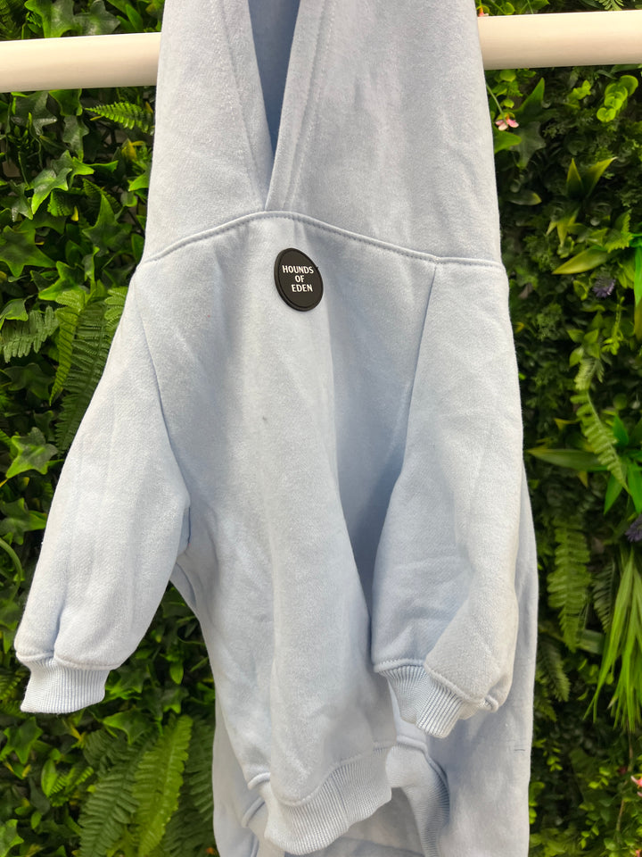 OUTLET- 4XL Dog Hoodie, Sky Blue