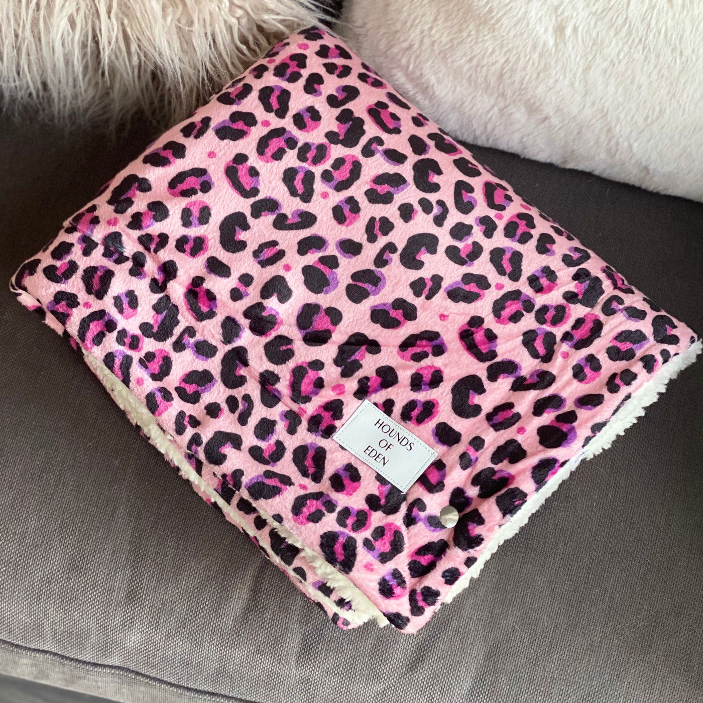 OUTLET - Blushing Leopard Snuggle Blanket