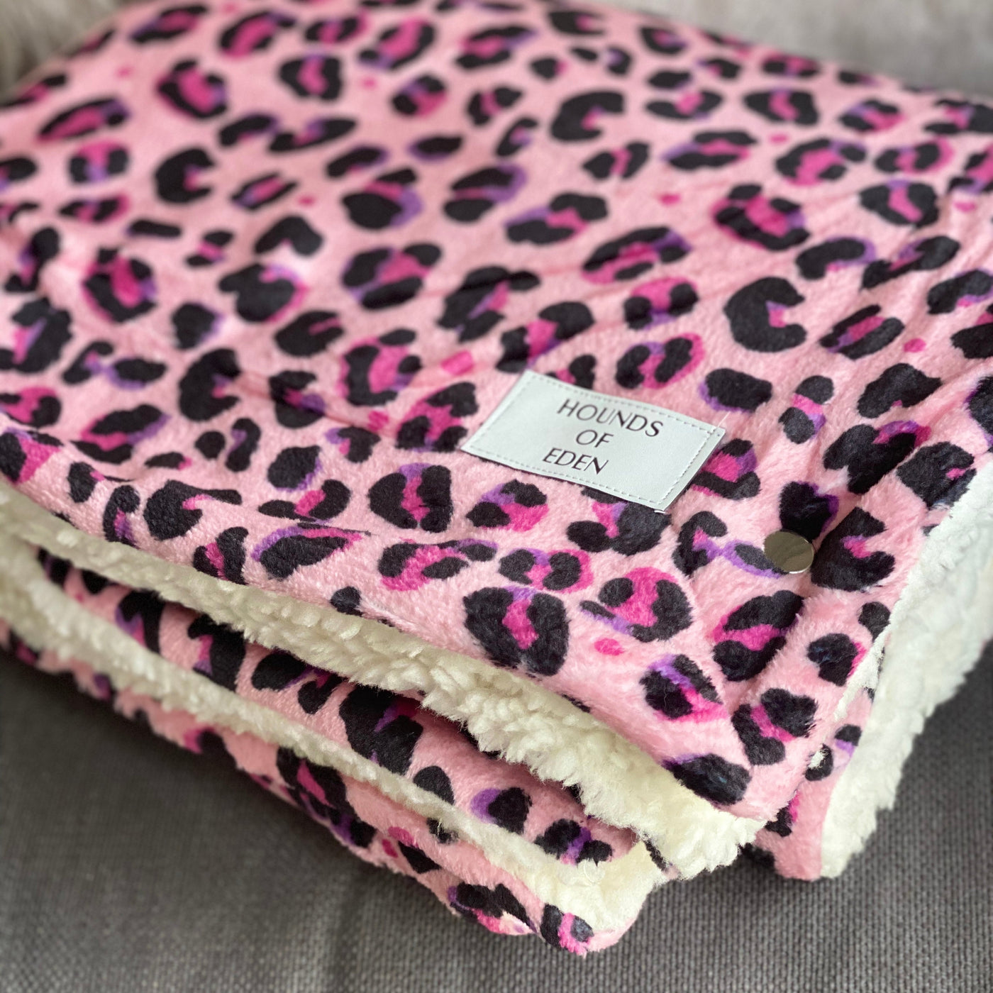 OUTLET - Blushing Leopard Snuggle Blanket