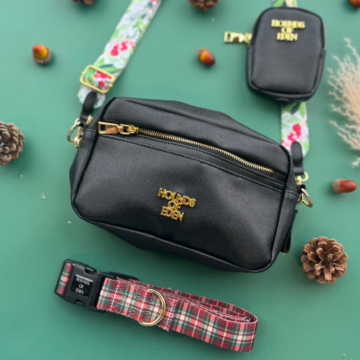 Leather 'Clip on' Dog Treat & Poo bag Pouch Dispenser