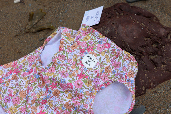 Pastal Petals Dog Cooling Vest