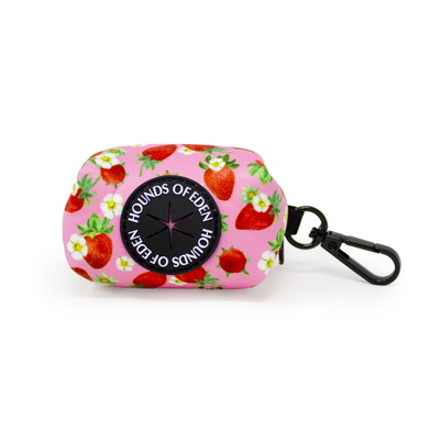 Strawberry Patch Design Poop Bag Holder