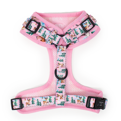 Aurora Nights - Pink Penguin Design Dog Harness