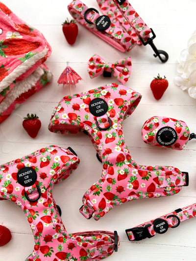 Strawberry Patch Design Poop Bag Holder
