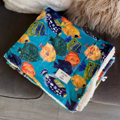 Under the Sea Snuggle Blanket - With Poppers
