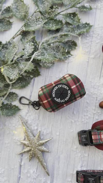 Tartan Me Up - Red & Cream Tartan Design Dog Lead