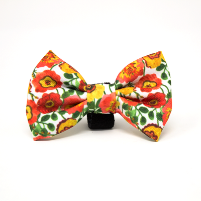 Autumn Blossom - Floral Poppy Dog Collar