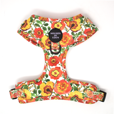 Autumn Blossom - Floral Poppy Dog Collar