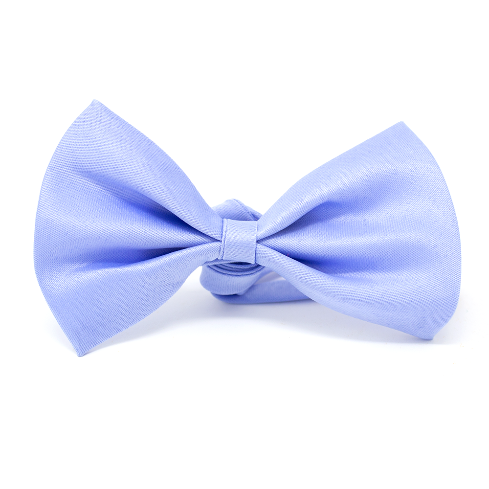 Baby blue Satin Dog Bow Tie