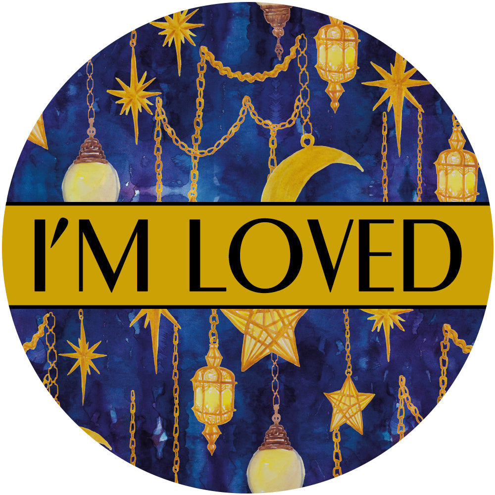 Arabian Nights - Blue and Gold Pet Tag