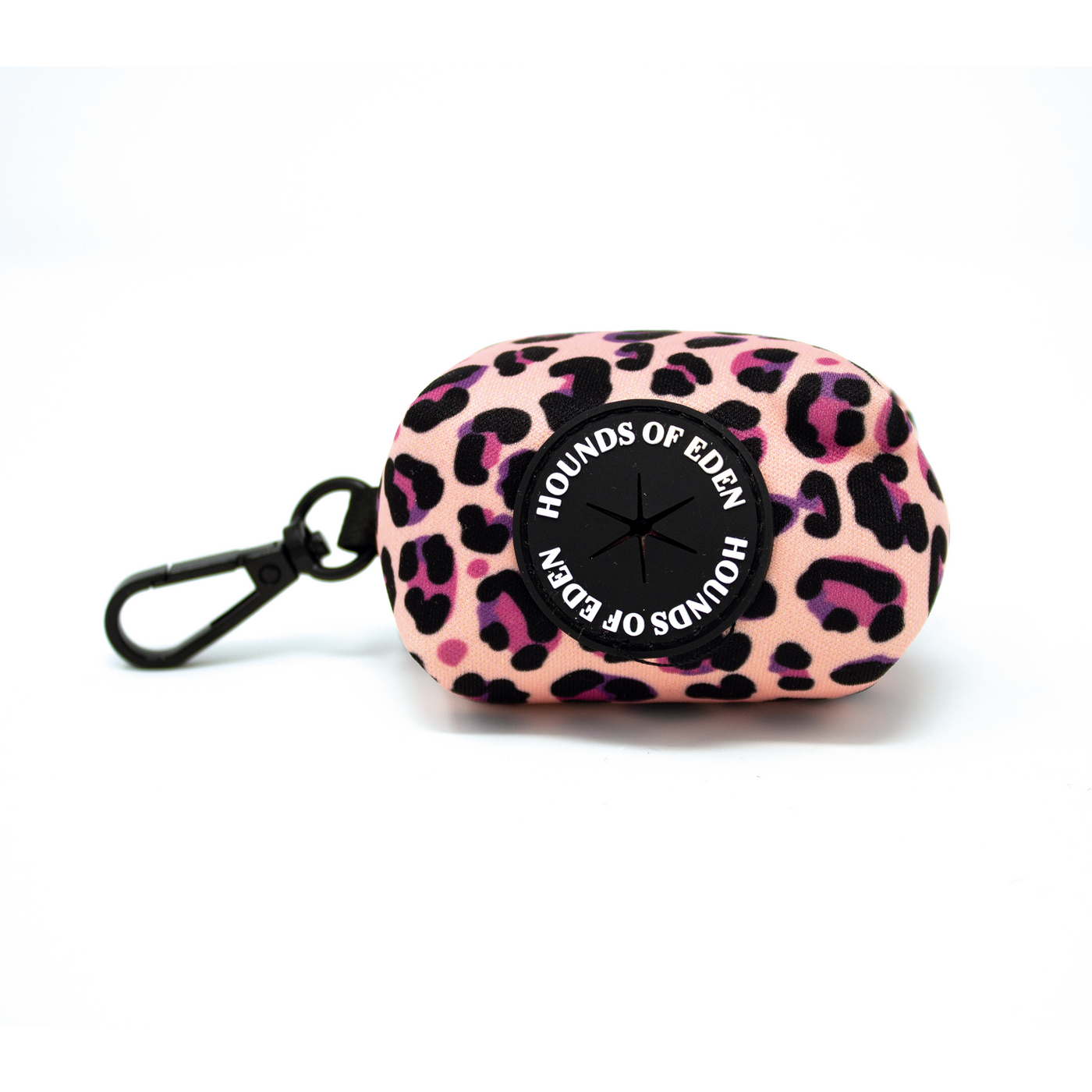 'Blushing Leopard' - Pink Poop/Treat Bag Holder