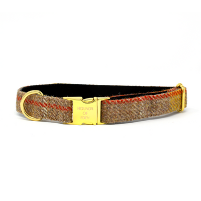 'Honey' - Yellow Check Dog Harness