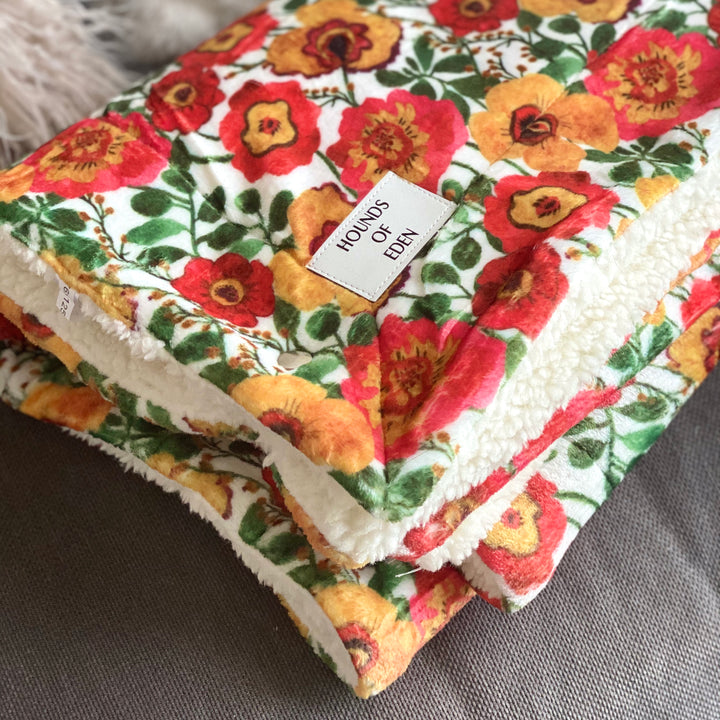 Autumn Blossom Snuggle Blanket- without Poppers