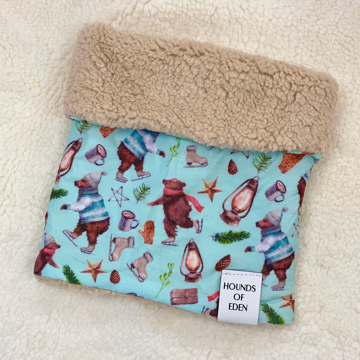 Teddy it's Cold Outside Dog Snood