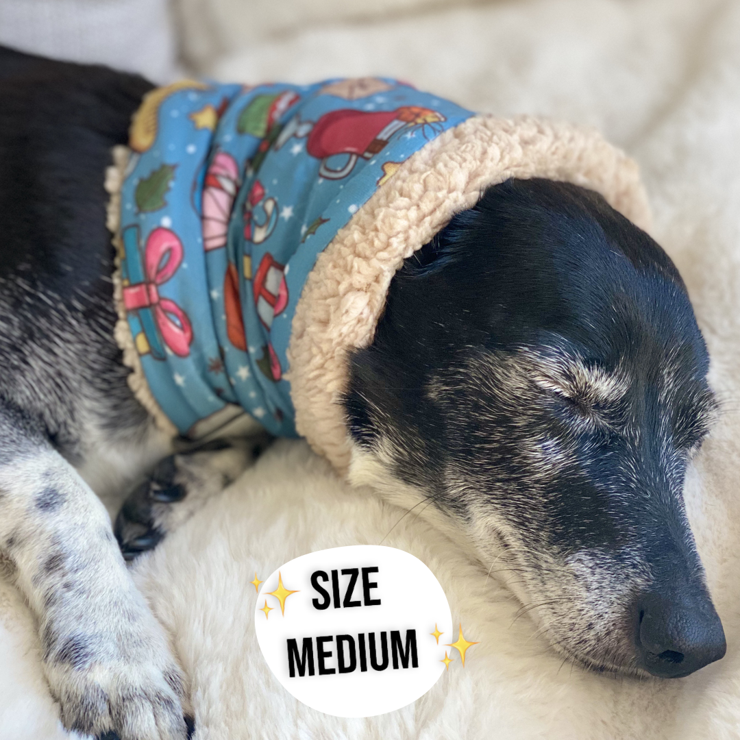 Teddy it's Cold Outside Dog Snood
