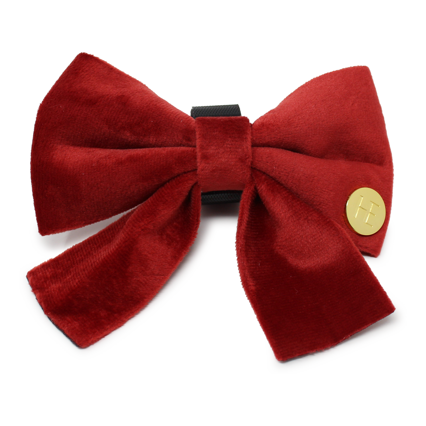 Ruby Red Velvet Collar