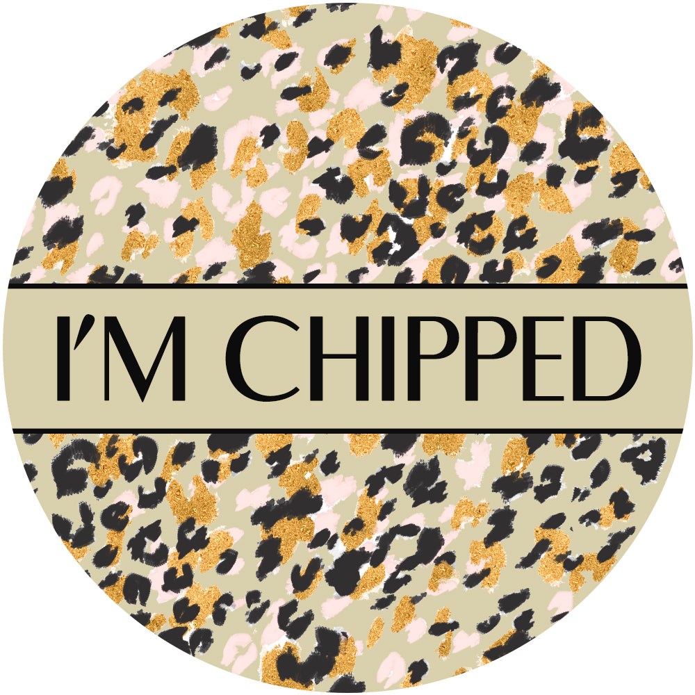 Sage Leopard Pet Tag