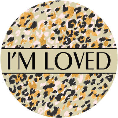 Sage Leopard Pet Tag
