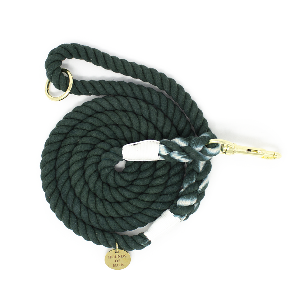 Opulent Olive Rope Lead