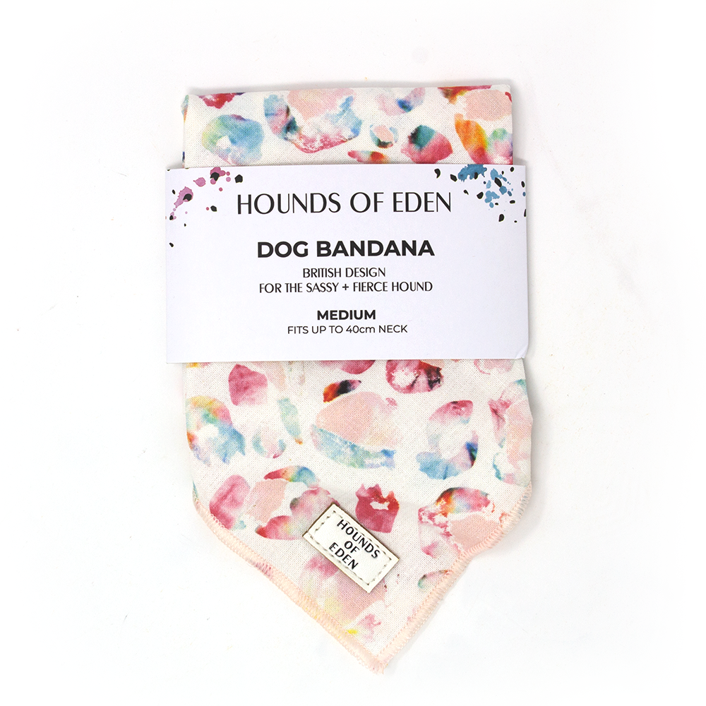 Jewel Leopard - Leopard Cotton Dog Bandana