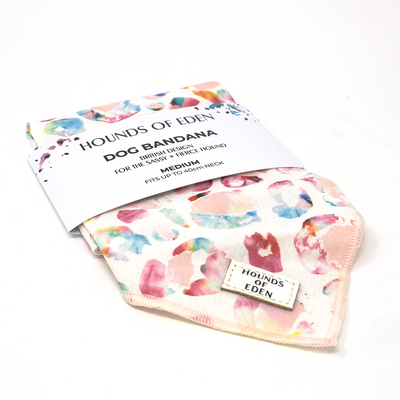 Jewel Leopard - Leopard Cotton Dog Bandana