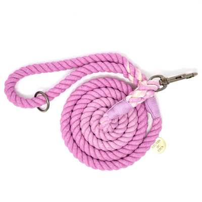 Pastel Lilac Cotton Rope Lead