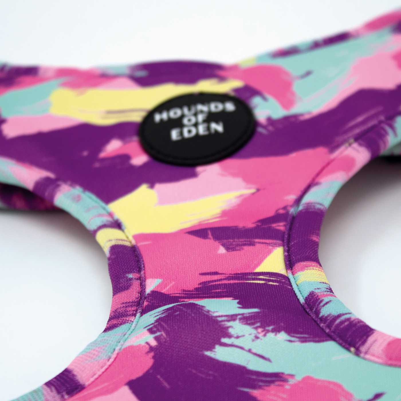 'Blush it Off' - Pink, Purple, Pastel Mint & Lemon Camo Pattern Dog Collar