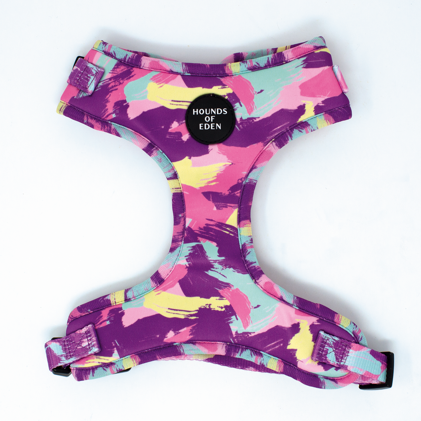 'Blush it Off' - Pink, Purple, Pastel Mint & Lemon Camo Pattern Dog Collar