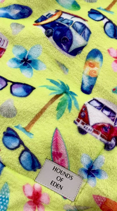 Surf's Up! Dog Snuggle Blanket