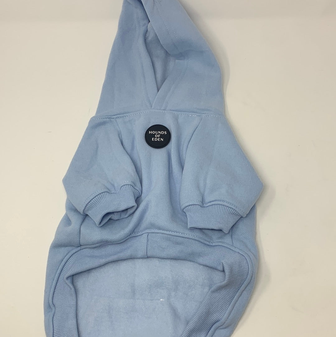 OUTLET-LARGE DOG HOODIE - SKY BLUE-0151