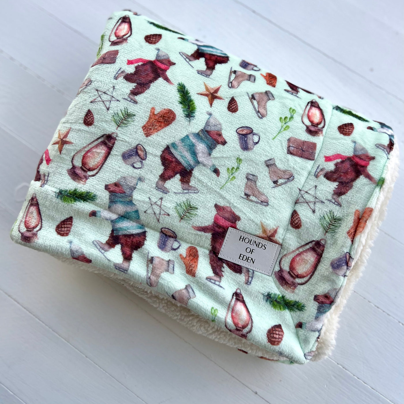 Teddy it's Cold Outside Snuggle Blanket- No Poppers