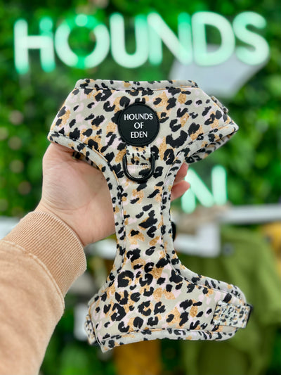 Sage Leopard Design Dog Lead