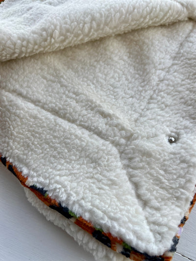 OUTLET - Burnt Orange Leopard Snuggle Blanket