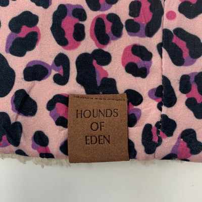 OUTLET-MEDIUM BLUSHING LEOPARD DOG SNOOD-0104