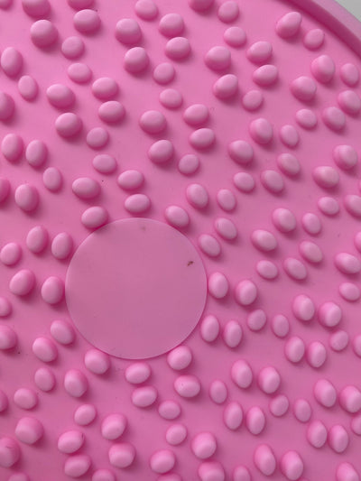 Outlet - PINK MUNCHIE MAT WITH SUCTION CUPS - 0067