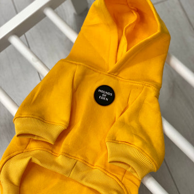 Dog Hoodie - Sunflower Yellow