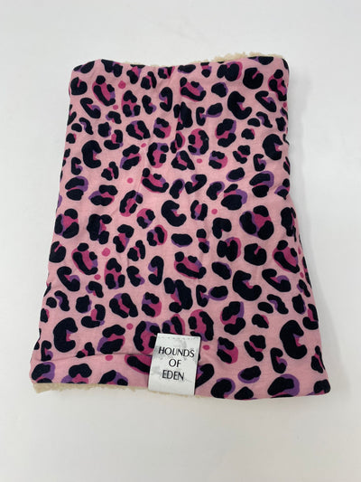 Outlet - LARGE BLUSHING LEOPARD DOG SNOOD - 0033