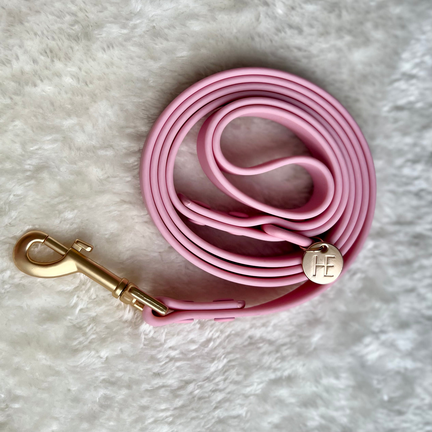 Candy floss Pink 'All Weather' Dog Collar
