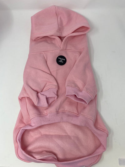 Outlet - XL DOG HOODIE - NO POPPERS - LIGHT PINK - 0083