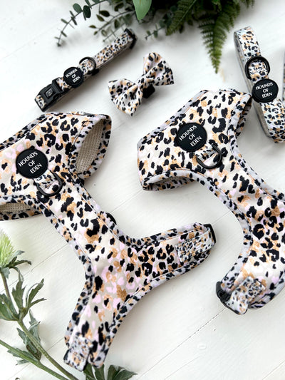 Sage Leopard Design Dog Lead