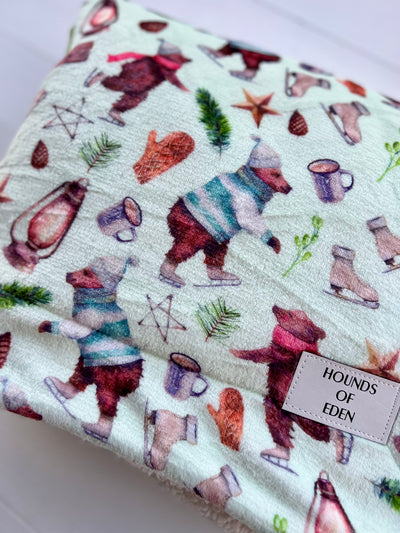 OUTLET - Teddy it's Cold Outside Snuggle Blanket
