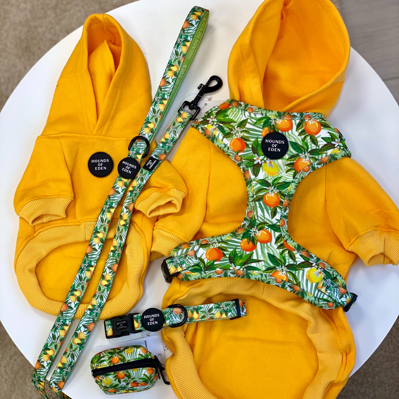 Dog Hoodie - Sunflower Yellow