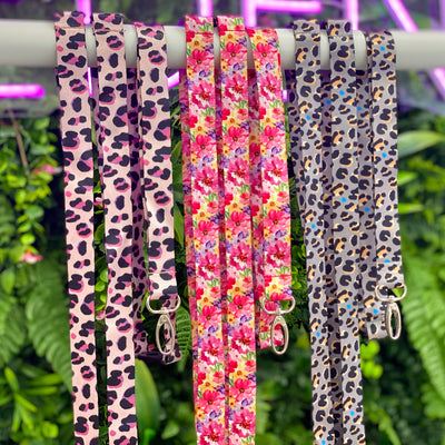'Blushing Leopard' Eco Lanyard
